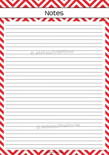 Planner - Note Paper - AllAboutTheHouse