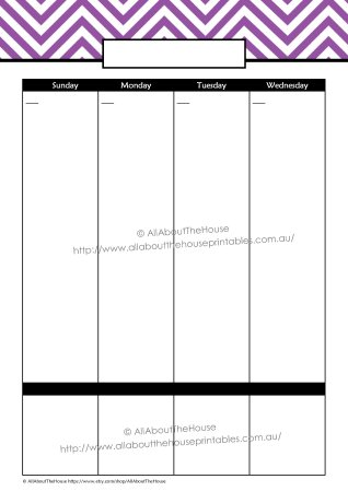 2 Page Weekly Planner - DS - Purple(2)